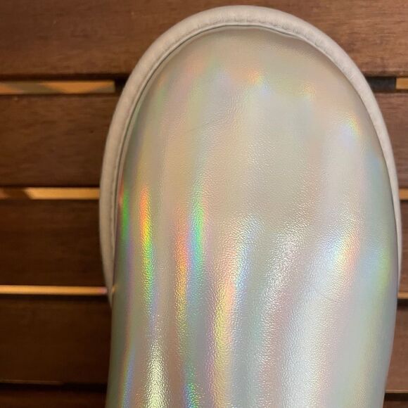 UGG Classic Mini Iridescent Glacier Grey Boots USA Women Size 8/UK 6/EU 39 - Picture 15 of 15